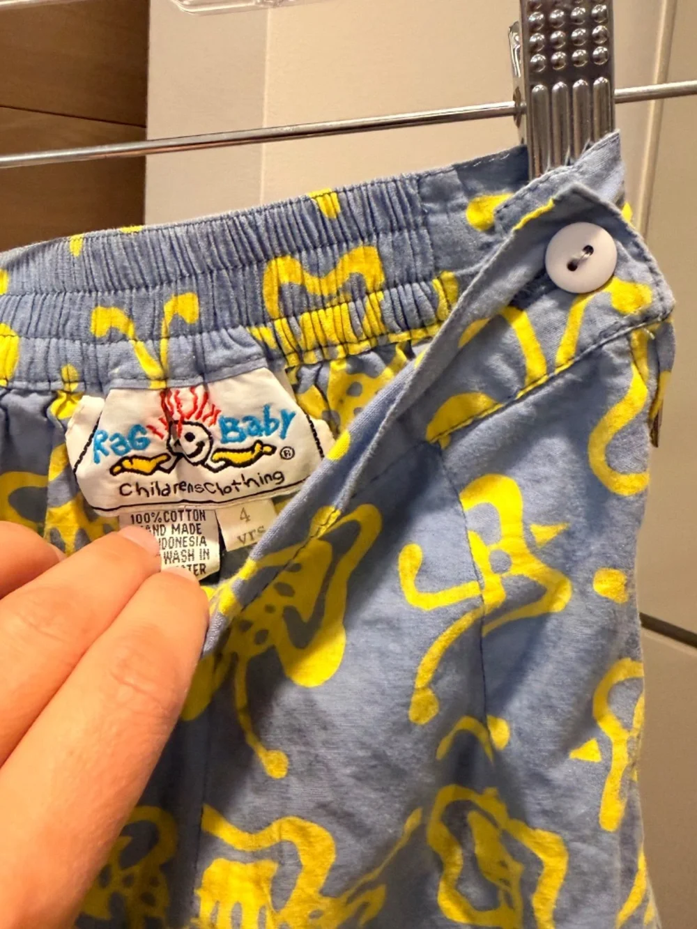 VINTAGE Rag Baby Pant and Tank set - Discontinued Brand - Hippie Child Size 4